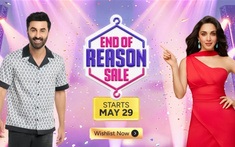 India Desire : Myntra End Of Reason Sale [Starts 29th May 2026] : Get Upto 90% Off On Fashion Products + Extra 10% ICICI, Axis & Kotak Bank Discount